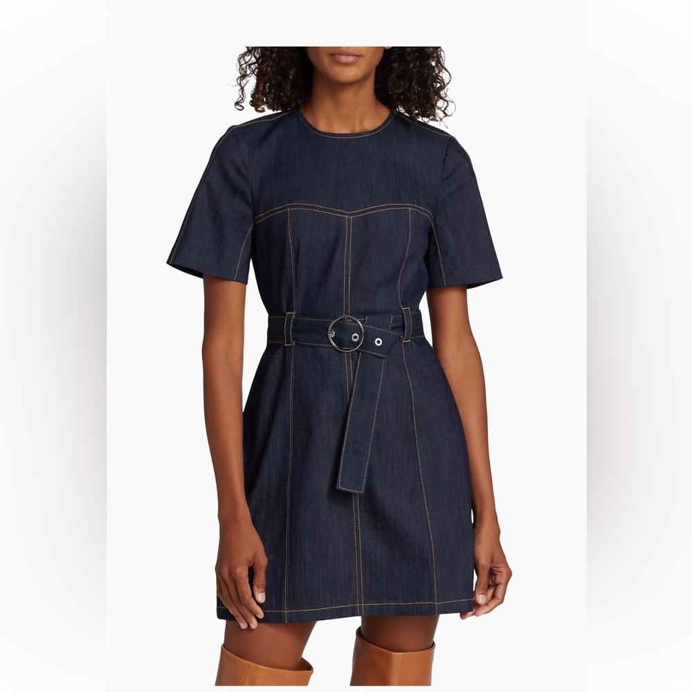 Cinq à Sept
Siv Belted Denim Minidress